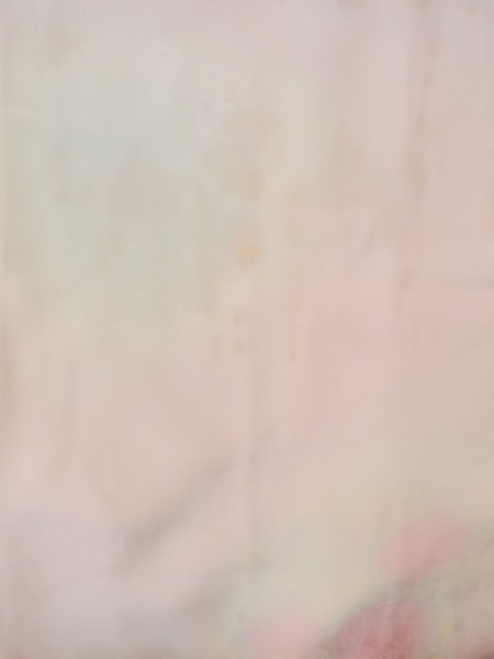 Photo5: O0124U Vintage Japanese kimono  Pale Pink JUBAN undergarment for women / Silk. Flower,   (Grade D) (5)