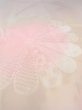 Photo6: O0124U Vintage Japanese kimono  Pale Pink JUBAN undergarment for women / Silk. Flower,   (Grade D) (6)
