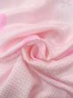 Photo12: O0124V Vintage Japanese kimono  Pale Pink JUBAN undergarment for women / Silk. Flower,   (Grade C) (12)