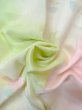 Photo11: O0124W Vintage Japanese kimono  Shiny Ivory JUBAN undergarment for women / Silk. Flower,   (Grade B) (11)