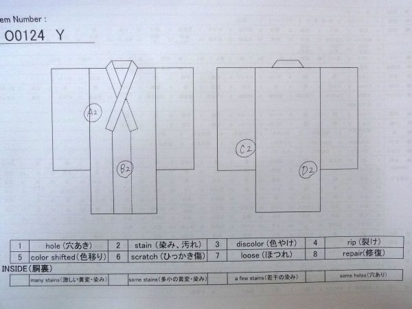 Photo13: O0124Y Vintage Japanese kimono  Pale Pink JUBAN undergarment for women / Silk. Crane,   (Grade B) (13)