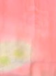 Photo4: O0124Z Vintage Japanese kimono  Light Coral JUBAN undergarment for women / Silk. Flower,   (Grade C) (4)