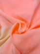 Photo11: O0124Z Vintage Japanese kimono  Light Coral JUBAN undergarment for women / Silk. Flower,   (Grade C) (11)