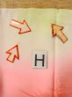 Photo21: O0124Z Vintage Japanese kimono  Light Coral JUBAN undergarment for women / Silk. Flower,   (Grade C) (21)