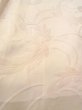 Photo9: O0125A Vintage Japanese kimono   Ivory JUBAN undergarment for women / Silk. Flower,   (Grade C) (9)