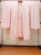 Photo1: O0125B Vintage Japanese kimono  Pale Pink JUBAN undergarment for women / Silk. Chrysanthemum,   (Grade B) (1)