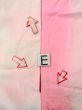 Photo18: O0125C Vintage Japanese kimono  Pale Pink JUBAN undergarment for women / Silk. Chrysanthemum,   (Grade C) (18)