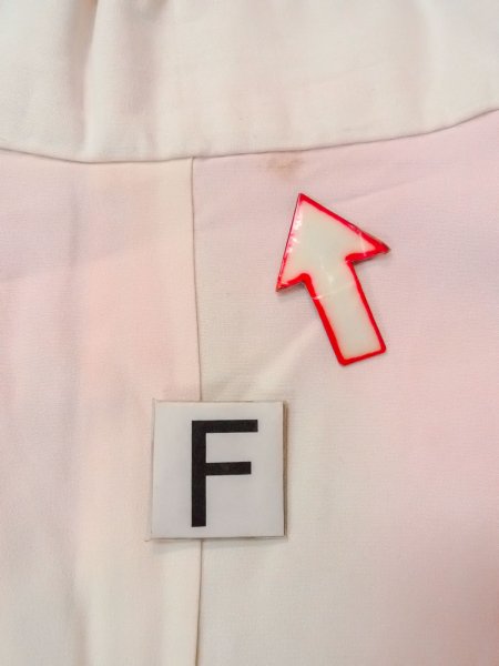 Photo19: O0125C Vintage Japanese kimono  Pale Pink JUBAN undergarment for women / Silk. Chrysanthemum,   (Grade C) (19)