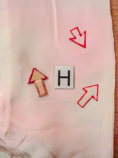 Photo21: O0125C Vintage Japanese kimono  Pale Pink JUBAN undergarment for women / Silk. Chrysanthemum,   (Grade C) (21)