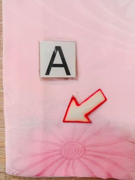 Photo14: O0125D Vintage Japanese kimono  Pale Pink JUBAN undergarment for women / Silk. Chrysanthemum,   (Grade B) (14)