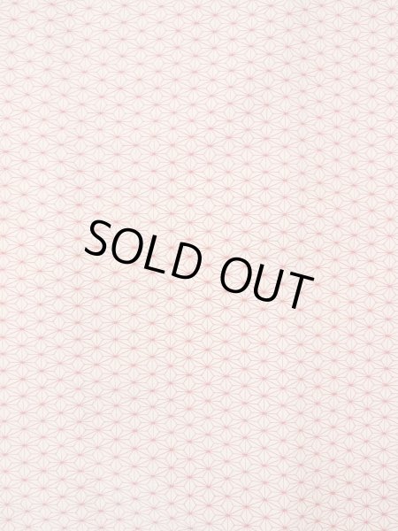 Photo4: Mint O0125E Vintage Japanese kimono   White HITOE unlined for women / Synthetic. Hemp leaf   (Grade A) (4)