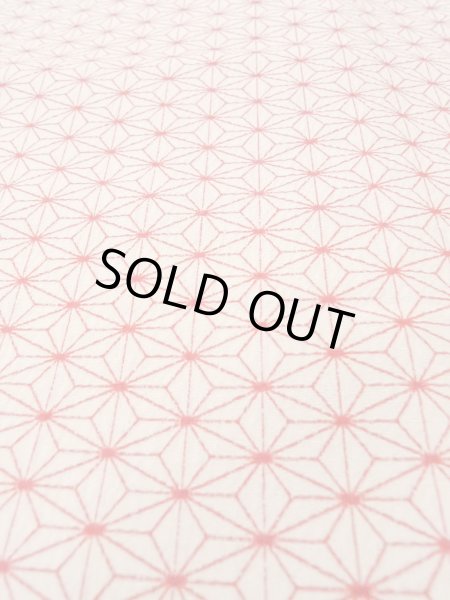 Photo9: Mint O0125E Vintage Japanese kimono   White HITOE unlined for women / Synthetic. Hemp leaf   (Grade A) (9)