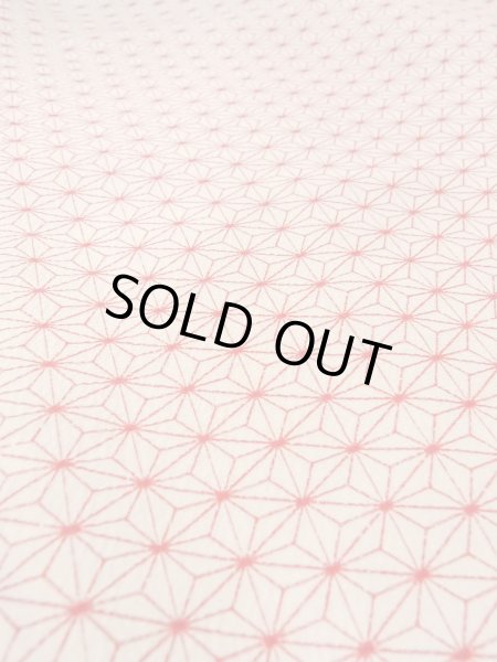 Photo10: Mint O0125E Vintage Japanese kimono   White HITOE unlined for women / Synthetic. Hemp leaf   (Grade A) (10)