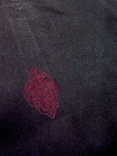 Photo10: O0131A Vintage Japanese kimono   Black MICHIYUKI outer coat for women / Silk. Chrysanthemum,   (Grade B) (10)