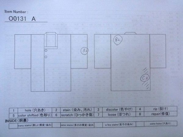 Photo13: O0131A Vintage Japanese kimono   Black MICHIYUKI outer coat for women / Silk. Chrysanthemum,   (Grade B) (13)