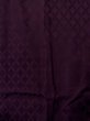 Photo4: O0131C Vintage Japanese kimono  Dark Purple MICHIYUKI outer coat for women / Silk.    (Grade D) (4)