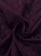 Photo11: O0131C Vintage Japanese kimono  Dark Purple MICHIYUKI outer coat for women / Silk.    (Grade D) (11)