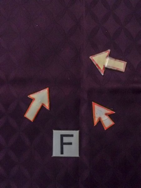 Photo19: O0131C Vintage Japanese kimono  Dark Purple MICHIYUKI outer coat for women / Silk.    (Grade D) (19)