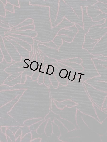 Photo7: Mint O0131D Vintage Japanese kimono   Black MICHIYUKI outer coat for women / Cotton. Chrysanthemum, Material: velvet  (Grade A) (7)