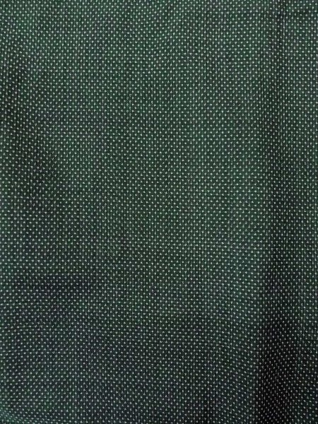 Photo5: Mint O0131E Vintage Japanese kimono  Grayish Green MICHIYUKI outer coat for women / Silk. Dot,   (Grade A) (5)