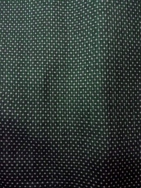 Photo7: Mint O0131E Vintage Japanese kimono  Grayish Green MICHIYUKI outer coat for women / Silk. Dot,   (Grade A) (7)