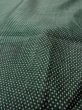 Photo8: Mint O0131E Vintage Japanese kimono  Grayish Green MICHIYUKI outer coat for women / Silk. Dot,   (Grade A) (8)