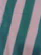 Photo5: O0131H Vintage Japanese kimono Pale Grayish Pink DOCHUGI outer coat for women / Silk. Stripes   (Grade D) (5)
