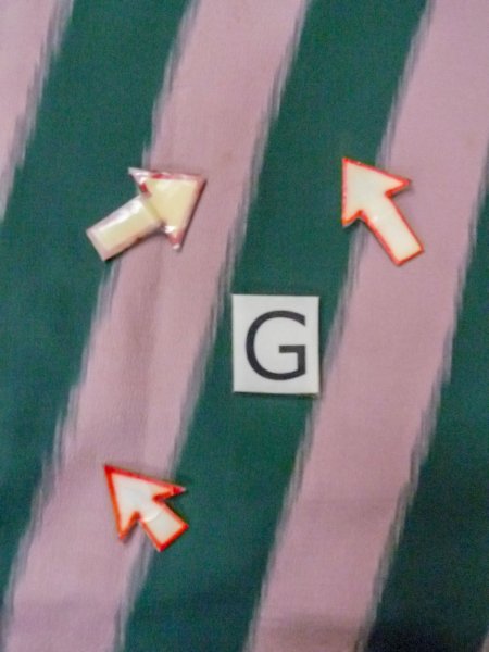 Photo20: O0131H Vintage Japanese kimono Pale Grayish Pink DOCHUGI outer coat for women / Silk. Stripes   (Grade D) (20)