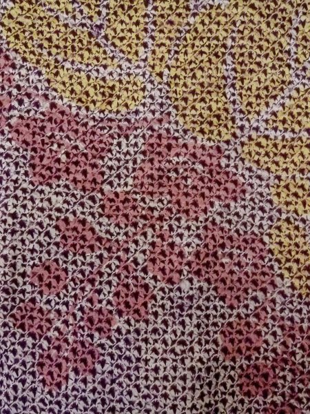 Photo5: O0131L Antique Japanese kimono  Dark Purple DOCHUGI outer coat for women / Silk. KIRI paulownia   (Grade B) (5)