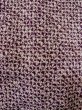Photo7: O0131L Antique Japanese kimono  Dark Purple DOCHUGI outer coat for women / Silk. KIRI paulownia   (Grade B) (7)