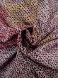 Photo12: O0131L Antique Japanese kimono  Dark Purple DOCHUGI outer coat for women / Silk. KIRI paulownia   (Grade B) (12)