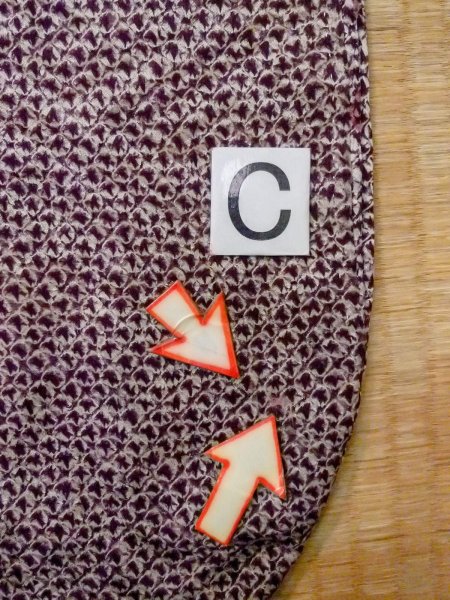 Photo16: O0131L Antique Japanese kimono  Dark Purple DOCHUGI outer coat for women / Silk. KIRI paulownia   (Grade B) (16)