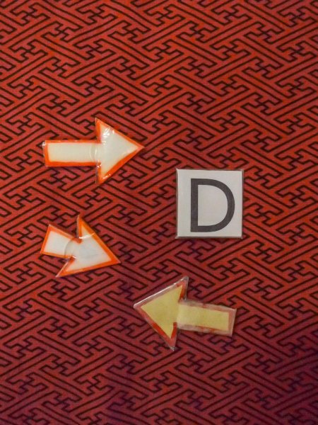 Photo17: O0131P Vintage Japanese kimono  Dark Orange MICHIYUKI outer coat for women / Silk. Greek key fret   (Grade B) (17)