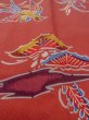 Photo9: Mint O0131R Vintage Japanese kimono  Grayish Coral MICHIYUKI outer coat for women / Silk. UME plum bloom,   (Grade A) (9)