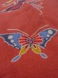 Photo10: Mint O0131R Vintage Japanese kimono  Grayish Coral MICHIYUKI outer coat for women / Silk. UME plum bloom,   (Grade A) (10)