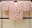 Photo1: O0131S Vintage Japanese kimono   Off White MICHIYUKI outer coat for women / Synthetic. Leaf,   (Grade C) (1)