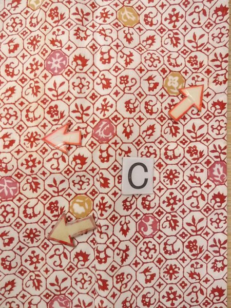 Photo16: O0131S Vintage Japanese kimono   Off White MICHIYUKI outer coat for women / Synthetic. Leaf,   (Grade C) (16)