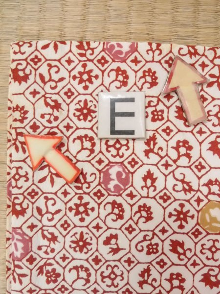 Photo18: O0131S Vintage Japanese kimono   Off White MICHIYUKI outer coat for women / Synthetic. Leaf,   (Grade C) (18)