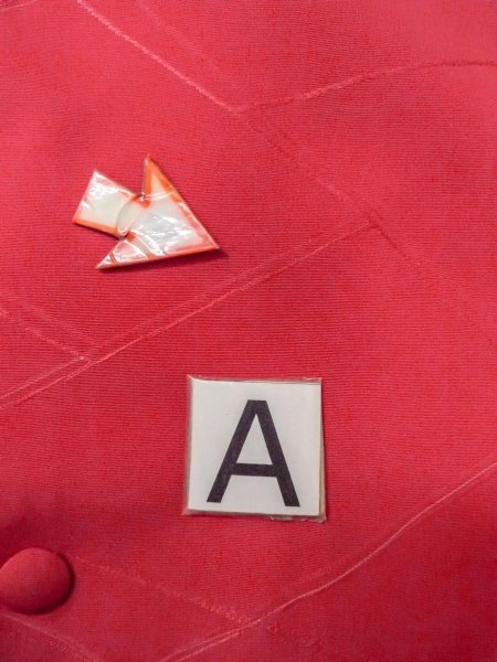 Photo14: O0131T Vintage Japanese kimono  Shiny Red MICHIYUKI outer coat for women / Silk. Flower,   (Grade B) (14)