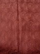 Photo5: O0131U Vintage Japanese kimono  Light Brown MICHIYUKI outer coat for women / Silk. Tortoise-shell pattern(Hexagonal pattern),   (Grade B) (5)