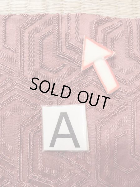 Photo15: O0131U Vintage Japanese kimono  Light Brown MICHIYUKI outer coat for women / Silk. Tortoise-shell pattern(Hexagonal pattern),   (Grade B) (15)