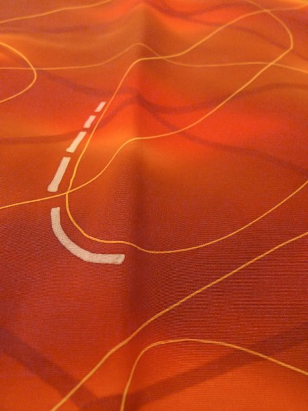 Photo9: Mint O0131V Vintage Japanese kimono   Brown MICHIYUKI outer coat for women / Silk. Line,   (Grade A) (9)