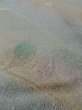Photo10: O0131W Vintage Japanese kimono Pale Grayish Teal MICHIYUKI outer coat for women / Silk. Leaf,   (Grade B) (10)