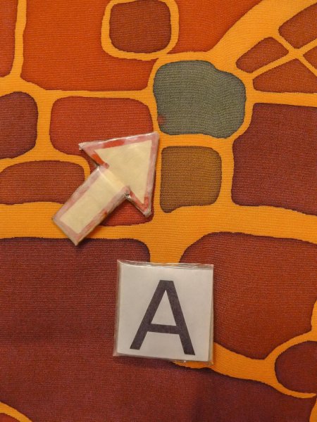 Photo14: O0131Y Vintage Japanese kimono  Light Orange MICHIYUKI outer coat for women / Silk. Abstract pattern   (Grade B) (14)