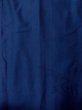 Photo4: O0201C Vintage Japanese kimono  Dark Blue MICHIYUKI outer coat for women / Silk. Swirl   (Grade B) (4)