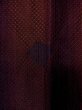 Photo7: Mint O0201F Vintage Japanese kimono  Dark Dark Red MICHIYUKI outer coat for women / Silk. Stripes,   (Grade A) (7)