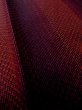 Photo10: Mint O0201F Vintage Japanese kimono  Dark Dark Red MICHIYUKI outer coat for women / Silk. Stripes,   (Grade A) (10)