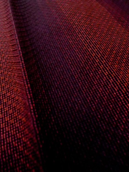 Photo10: Mint O0201F Vintage Japanese kimono  Dark Dark Red MICHIYUKI outer coat for women / Silk. Stripes,   (Grade A) (10)