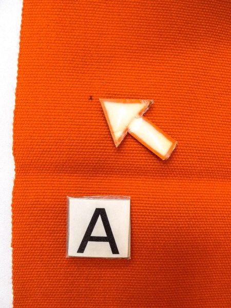 Photo6: O0207F Vintage Japanese Kimono  Vivid Vermilion HANHABA OBI half width sash  Wool. (Grade B) (6)