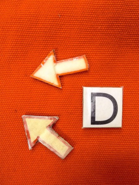 Photo9: O0207F Vintage Japanese Kimono  Vivid Vermilion HANHABA OBI half width sash  Wool. (Grade B) (9)